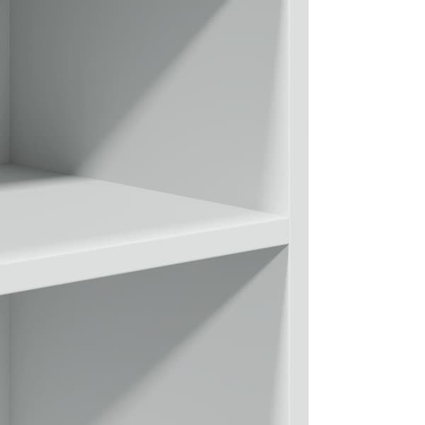 vidaXL sidebord med hjul 55x60x78 cm konstrueret træ hvid