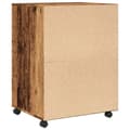 Miniatyrbillede 7 af 11: vidaXL rullebord 60x48x81 cm konstrueret træ gammelt trælook