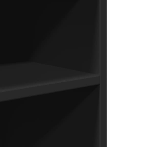 vidaXL sidebord med hjul 55x60x78 cm konstrueret træ sort