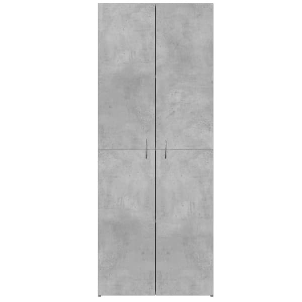 vidaXL arkivskab 60x32x153 cm konstrueret træ betongrå