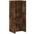 Miniatyrbilde 8 av 11: vidaXL Arkivskap røkt eik 60x32x153 cm konstruert tre