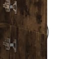 Miniatyrbilde 9 av 11: vidaXL Arkivskap røkt eik 60x32x153 cm konstruert tre