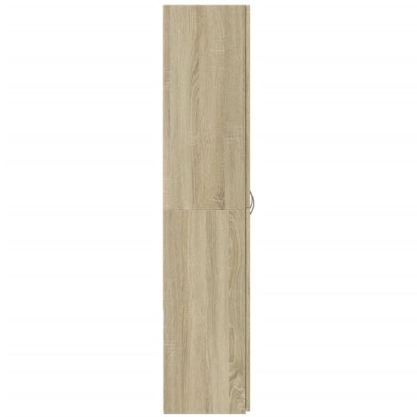 vidaXL Arkivskap sonoma eik 60x32x153 cm konstruert tre