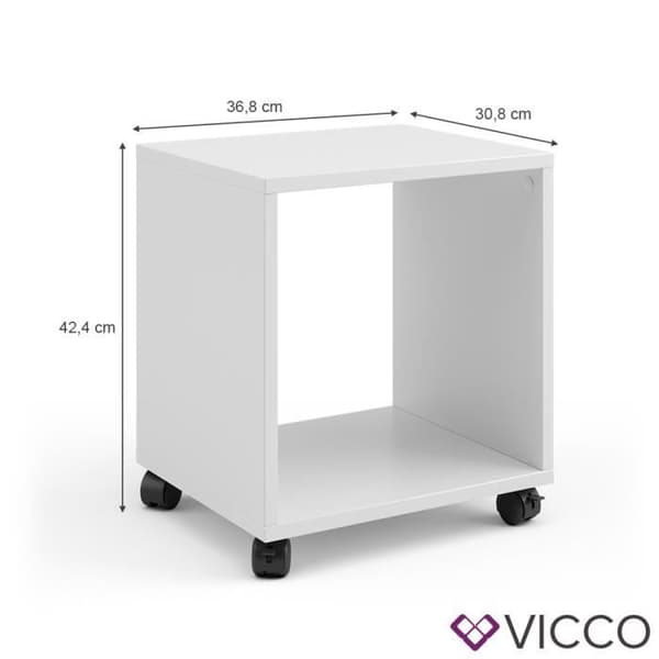 Vicco rulllåda för vikbox, kontorslåda, arkivskåp, kontorshylla, hylla
