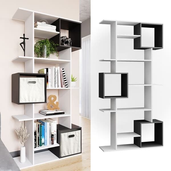 Vicco kubförvaring Cube, vit/antracit, 92 x 187,7 cm