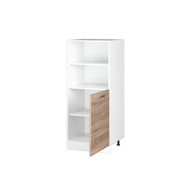 R-Line universal högskåp, 60 cm med öppna hyllor, och lucka, Sonoma, Vicco