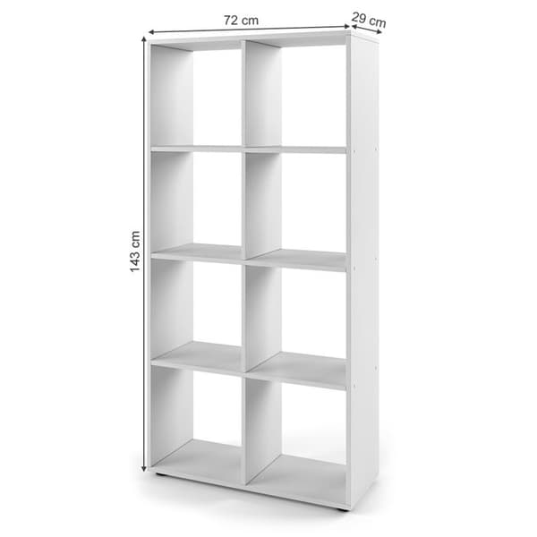 Vicco Scutum kubförvaring, Vit, 72 x 143 cm