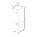 Miniatyrbild 3 av 6: R-Line kylskåp, 60 cm J-Shape, Vit, Vicco