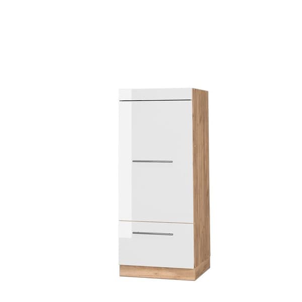 Fame-Line mikrovågsskåp, 60 cm, Högblank vit, Vicco