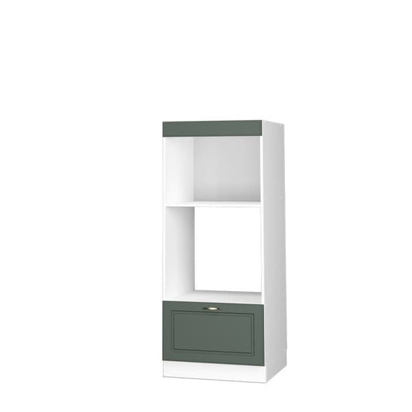 Vicco Fame-Line mikrovågsskåp, Countryside Guldgrön, 60 cm öppen