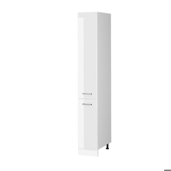 R-Line universalhögskåp, 30 cm med dörrar, Högblank vit, Vicco