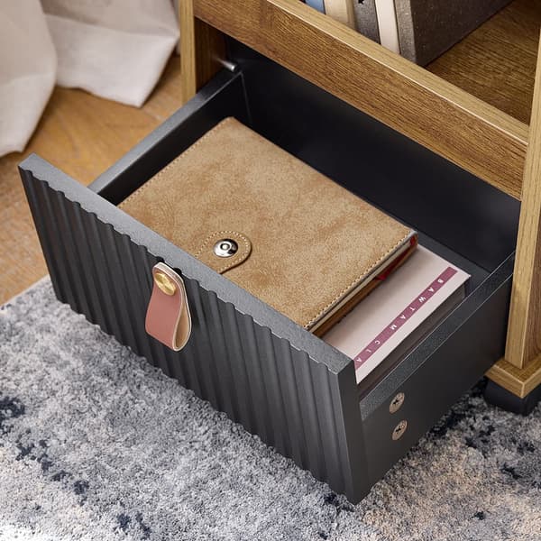 SoBuy Sidebord med opbevaring Mobilt Arkivskab FBT143-PF