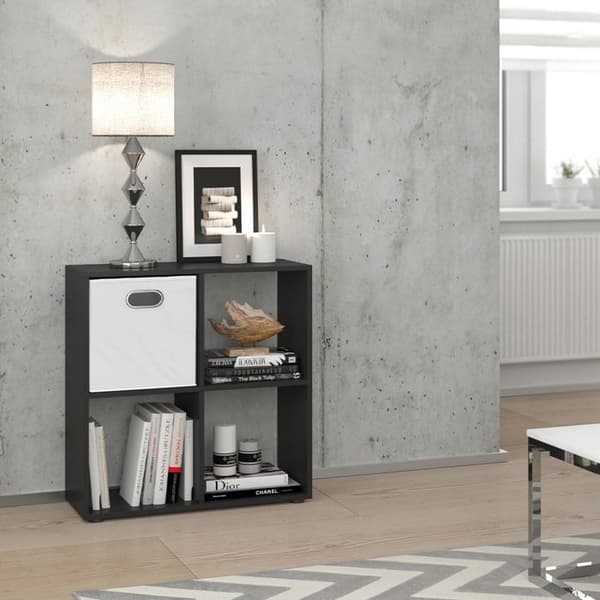 Vicco Tetra kubförvaring, Svart, 72 x 72,6 cm