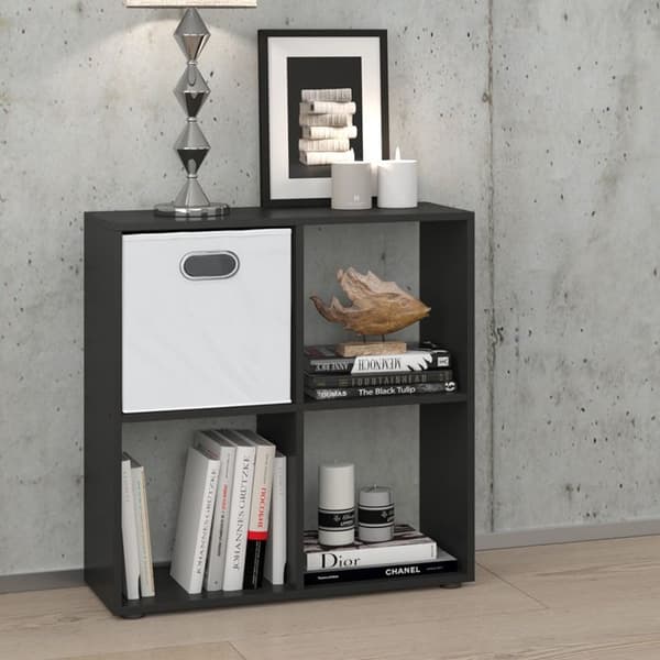 Vicco Tetra kubförvaring, Svart, 72 x 72,6 cm