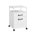 Miniatyrbild 10 av 10: Ladeblok - Office Box med 2 lådor - på hjul - brun/svart