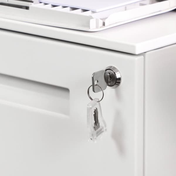 Container Drawer Unit - Mobile Chest of skuffer - Arkivskab med 2 låselige skuffer