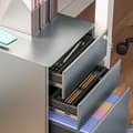 Miniatyrbillede 4 af 5: Rootz Office Rolling Container - Arkivskab - Opbevaringsorganisering - Stål holdbarhed - 39cm x 48cm x 59cm