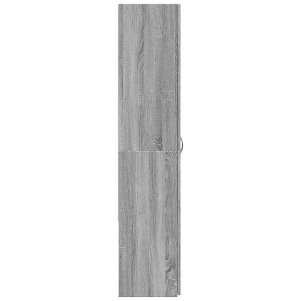 vidaXL Skoskap grå sonoma 60x32x153 cm konstruert tre