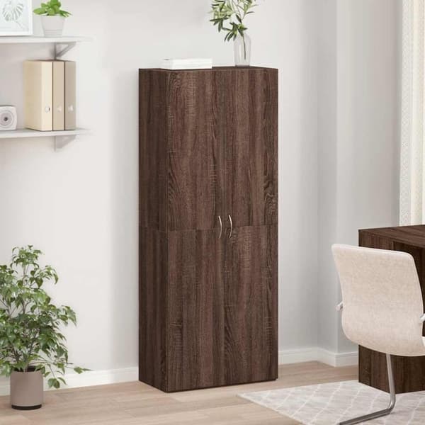 vidaXL Arkivskap sonoma eik 60x32x153 cm konstruert tre