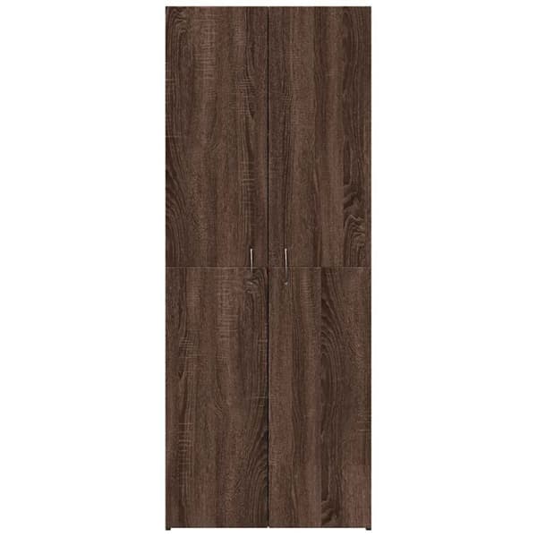 vidaXL Arkivskap sonoma eik 60x32x153 cm konstruert tre