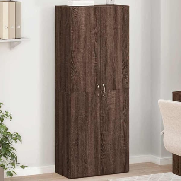 vidaXL Arkivskap sonoma eik 60x32x153 cm konstruert tre