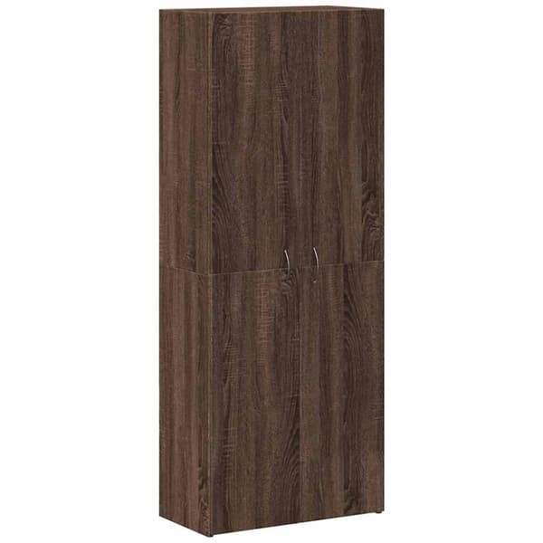 vidaXL Arkivskap sonoma eik 60x32x153 cm konstruert tre