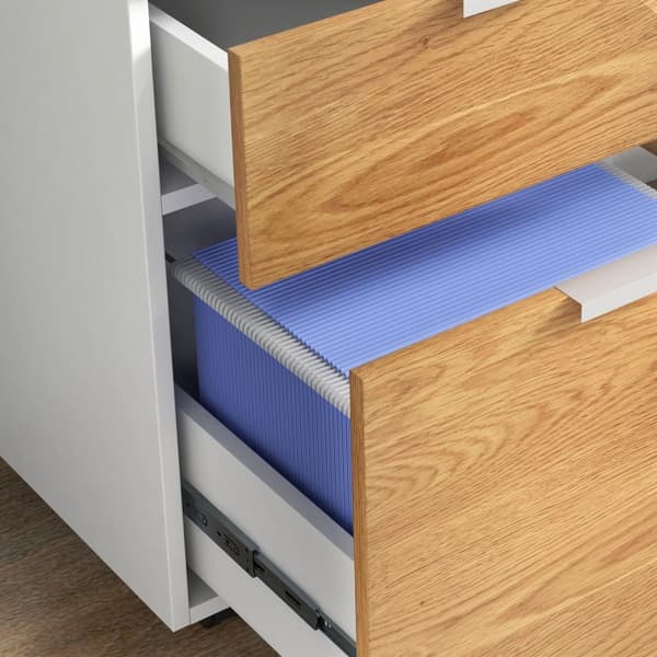 Rootz Office Drawer Storage Cabinet - Arkiveringsskab - Låseskuffer - Sikker dokumentopbevaring - 42 cm x 40 cm x 60 cm
