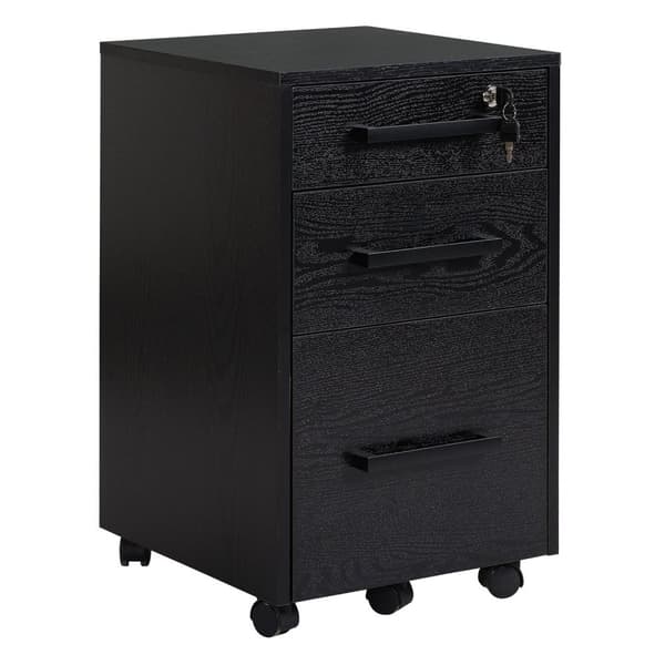Rootz Office Storage Cabinet - Arkiveringsskab - Mobile Office Storage - Lockable skuffe - 39,2L x 40W x 65,4h cm - Perfekt organisationsløsning