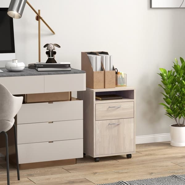 Rootz Rolling Drawer Cabinet - File Storage - Office Organizer - gott om lagringsutrymme - 40 x 35 x 60 cm