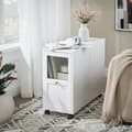 Miniatyrbillede 3 af 8: Rootz Mobile Arkiverskab - Dokumentopbevaring - Office Organizer - Easy Access skuffer - 31x60x70cm - MDF & Glass - 5 hjul til mobilitet