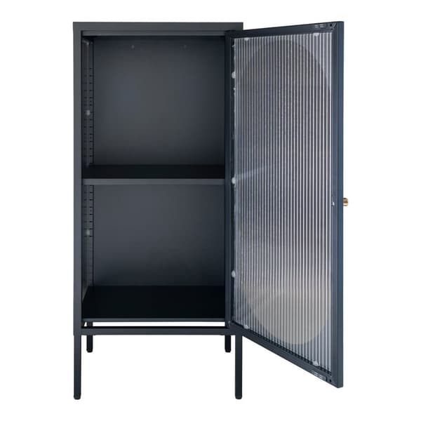 Rootz Adelaide -näyttökaappi - Showcase -yksikkö - säilytyskotelo - moderni muotoilu - 50x35x110 cm