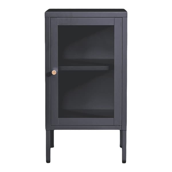 Rootz Dalby Display Cabinet - Glass Showcase - Stålramskåp - Rymdbesparing - 38 cm x 35 cm x 70 cm