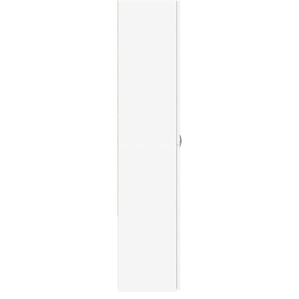 Dokumentskåp vit 60x32x153 cm konstruerat trä
