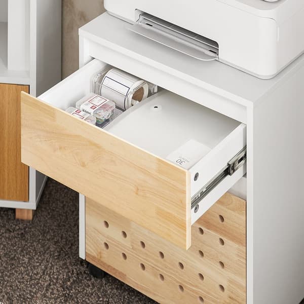 Mobil Filing Cabinet, ASK06-WN, 45x45x59 cm, Træ