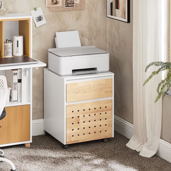 Mobil Filing Cabinet, ASK06-WN, 45x45x59 cm, Træ