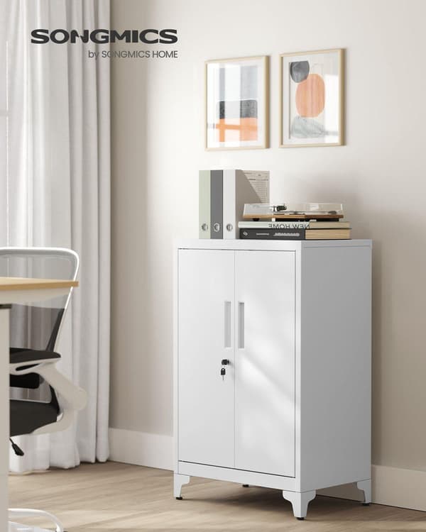 Arkivskab, SONGMICS OMC013B01, 40x60x90 cm, Sort