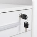 Pikkukuva 5 / 6: Rootz Office Storage Container - Office Organizer - Mobile -tiedostokaappi - Lukittava laatikko, helppo liikkuvuus - 39,2 cm x 40cm x 65,4 cm