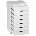 Miniatyrbillede 4 af 6: Rootz Roll Container Office Furniture - 7 skuffe Organizer - Dokumentkabinet - Let mobilitet - 47,5b x 39,5t x 90 timer cm