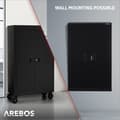 Miniatyrbillede 5 af 11: Arkivskab_garageskab 155 x 90 x 40 cm med hjul