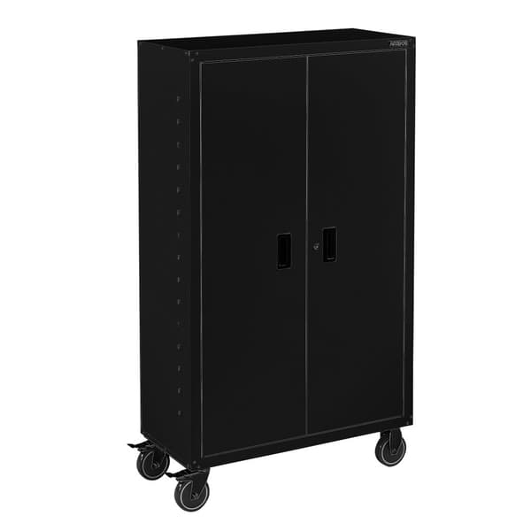 Arkivskab_garageskab 155 x 90 x 40 cm med hjul