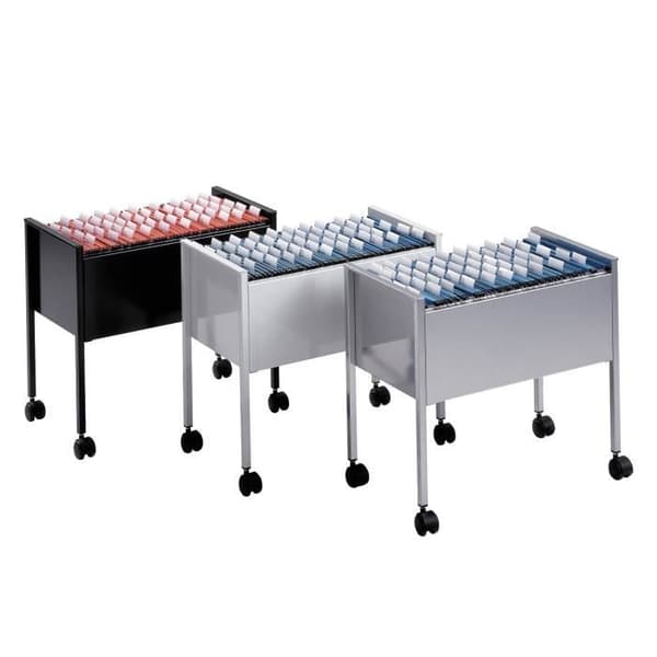 Hängfilsvagn - HÅLLBAR - Standard 80 A4 Svart - Industriell - Metall