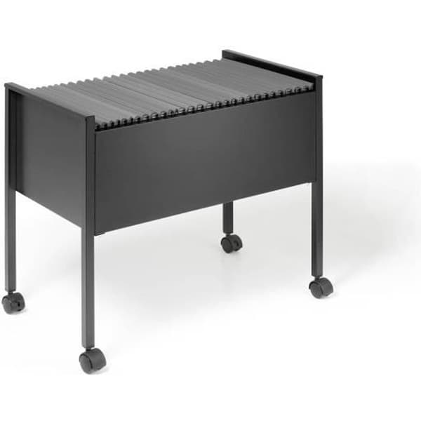 Hängfilsvagn - HÅLLBAR - Standard 80 A4 Svart - Industriell - Metall