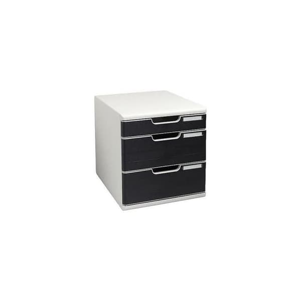 3-lådsenhet - MULTIFORM - 320014D - Svart - Moderna kontorsmöbler
