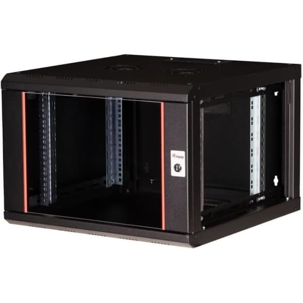 Equip Pro Mount RAL9005 Skåp 19 07HE 600 x 600 mm Svart