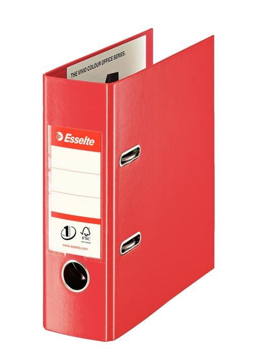 Esselte - 10K010B - Ringpärm No.1 Vivida A5 75 mm röd ()