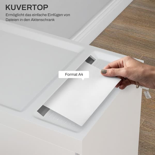Rullende Skab, 30x50x53.5 cm, Hvid