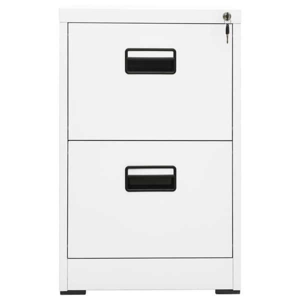 Dokumentskåp vit 46x62x72,5 cm stål