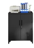 Miniatyrbild 1 av 5: Rootz File Cabinet - Multi -Purpose skåp - Kontorsskåp - Säker stållagring - 40 x 80 x 90 cm
