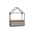 Miniatyrbild 1 av 2: Caisson med lådor - BIGBUY HOME - 112000 - Metall - Svart och Natur - 1 Låda