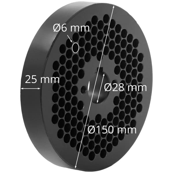 Wiesenfield Matris till pelletsmaskinen WIE-PM-2500 (10280044) - Ø 6 mm